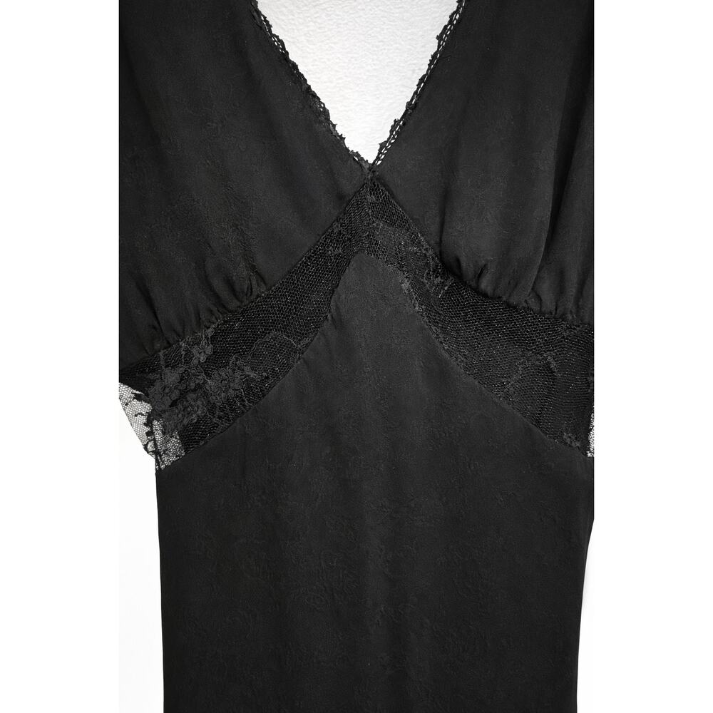 Babydoll Slip Maxi Dress Womens Size XS Lace Detailing Y2K 90s Sexy Glam LBD - Picture 5 of 5